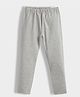 Orange Sugar Cotton Lycra Knit Solid Stretchable Leggings - Grey