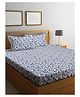 Ambra Linens Bed Sheet Set - 100% Cotton Soft & Smooth Flat Sheet for Double Bed, All-Season Use