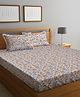 Ambra Linens 144TC Premium Bed Sheet Set, Bed Sheet Double Bed, 100% Cotton, Soft & Smooth Flat Sheets, Bed Sheet for All-Season Use