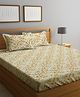 Ambra Linens 210TC Premium Bed Sheet Set, Bed Sheet Double Bed, 100% Cotton, Soft & Smooth Flat Sheets, Bed Sheet for All-Season Use