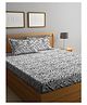 Ambra Linens 144TC Premium Bed Sheet Set, Bed Sheet Double Bed, 100% Cotton, Soft & Smooth Flat Sheets, Bed Sheet for All-Season Use