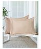 Ambra Linens 200TC Premium Luxury Pillow Cover Set, Solid Design, Soft & Smooth, 100% Cotton Pillow Cover, Compatible with All Bedding Styles