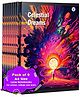 A4 Size Long Notebooks for Students |Celestial Dreams Single Line Ruled 172 Pages in Each|Set of 9