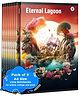 A4 Size Long Notebooks for Students | Eternal Lagoon Single Line Ruled 172 Pages in Each | Set of 9