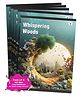 Target Publications A4 Size Long Notebooks for Students | Whispering Woods Single Line Ruled 172 Pages in Each | Set of 6