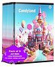 Target Publications A4 Size Long Notebooks for Students | Candyland Single Line Ruled 172 Pages in Each | Set of 9
