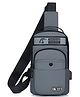 COZY VIBES chest bags fashion messenger Sling bag waterproof shoulder crossbody Satchel USB Charge Port-PACK OF 1- COLOR MAY VARY