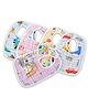 Little Boo Muslin Pure Cotton  Printed 6 Layer Baby Feeding Bibs Pack of 5- ( Multicolor Colour & Print May Vary)