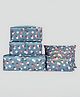 COZY VIBES Laundry Pouch 6 in 1 | Travel Laundry Pouch Cosmetics Makeup Bags Cubes | Pouch Waterproof High Capacity Luggage Clothes Tidy Pouch Portable Organizer Case -PACK OF 1- COLOR MAY VARY