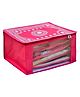 COZY VIBES Saree Cover Bag Wardrobe Organizer, Storage Bag Imported Plastic Transparent Window- PACK OF 1- COLOR MAY VARY