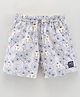 Dapper Dudes Owl Printed Shorts - Grey