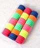 Radhya accessories Set Of 66 Solid Hair Rubber Bands - Multi Colour