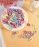 Radhya Accessories Set Of 100 Solid Rubber Bands - Multi Colour