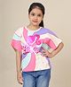 Kidsville Cotton Mattel Featuring Half Sleeves Barbie Printed Tee - Pink Yellow & Blue