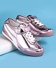 Pine Kids Velcro Closure Casual Shoes with Stripes - Lavender