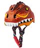 Headzup Firestorm Dinosaur 3D Cycling Skating Helmet | Age 3-12 | Adjustable Size (Orange)