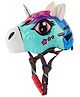 Headzup Rainbow Rider 3D Cycling Skating Helmet | Age 3-12 | Adjustable Size (Blue)