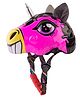 Headzup Rainbow Rider 3D Cycling Skating Helmet | Age 3-12 | Adjustable Size (Yellow Pink)