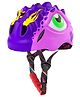 Headzup Feisty Flyer 3D Cycling Skating Helmet | Age 3-12 | Adjustable Size (Purple)