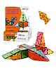 Poptop Magnetic Tiles  42 Pcs Set | Multicolor Tiles/STEAM Learning Toy for Creative Construction | Educational Fun for Kids 3+ | Next-Gen Building Blocks Toy