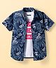 Pine Kids Cotton Woven Half Sleeves Shirt With T-Shirt & Floral Print - Multicolour