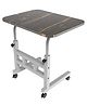 Portronics My Buddy D Wood Multipurpose Movable & Adjustable Table for Computer & Laptop(Black)