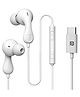 Portronics Conch Kappa C in Ear Type C Wired Earphones with In Line HD Mic, Powerful Audio, 14.2mm Dynamic Driver, Unique Earbuds Design,TPE Anti Tangle Wire,In line Controls,Wide Compatibility(White)