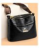 SYGA Women's Pu Leather Material With Casual Versatile Simple , Sling Bag (Black)