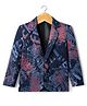 Rikidoos Full Sleeves Typography Printed Blazer