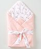Aariro Organic Cotton Receiving Blanket Tropical Flamingo