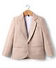 Rikidoos Full Sleeves Threadwork Detailed Blazer - Beige
