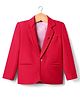 Rikidoos Full Sleeves Aeroplane Applique Detailed Blazer - Red