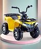 Battery Operated Monster ATV with Light USB Music - Yellow
