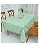House of Quirk Rectangle Printed Tablecloth Cotton Linen Table Cloth Dust Proof Table Cover for Kitchen Dinning Tabletop Decoration - Multicolour