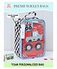 Rosada DIY Personalised Monster Truck Detailed Puzzle Bag - Red