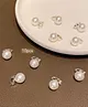 Ziory Set Of 10 Pearl Embellished Hair Clips - Off White
