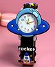 Ziory UFO Designed Analog Watch - Blue & Black
