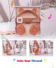 Azhari Bubu Bear Design Wired Headphones With Built-in Microphone For Clear And Crisp Audio Experience For Kids Adults Headsets And Earphones Color May Vary