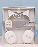 Azhari Kiki Cat Design Wired Headphones With Built-in Microphone For Clear And Crisp Audio Experience For Kids Adults Headsets And Earphones Color May Vary