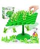 Azhari Frog Balance Tree Board Game Balance Tree Frog Stacking Game, Educational Development Tabletop Game Toy for kids Color May Vary