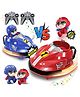 Azhari Remote Control Battle Bumper Car Toys for Kids, with Light & Music & Sound Race Cars for 2 Player Racing Toy for Kids Color May Vary