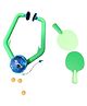 HAPPY HUES Indoor Hanging Table Tennis Ping Pong Trainer Portable Set with Adjustable Height- Self Training Games- Random Design