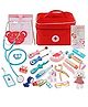 Happy Hues  Wooden Dentist Doctor Kit for Kids -With Working Stethoscope, Pretend Play Playset for Children- 3 + years