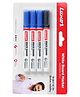 Luxor Whiteboard Marker Pack of 4-Blue & BlacK