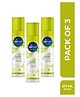 Airvel Lemon Flavour Room Spray Aromatic Fresh Fragrance for Home, Car Perfume Spray 217ml (Pack of 3)