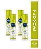 Airvel Lemon Flavour Room Spray Aromatic Fresh Fragrance for Home, Car Perfume Spray 217ml (Pack of 4)