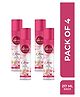 Airvel Rose Flavour Room Spray Aromatic Fresh Fragrance for Home, Car Perfume Spray 217ml (Pack of 4)