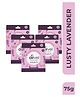 Airvel Bathroom Air freshener Blocks Lavender Fragrance 75g, Pack of 5 with Amazing Fragrance For Bathroom Helps to Remove Bad Odour