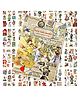 FunBlast Retro Japanese Style Aesthetic Stickers Book Set - 20 Sheets/300+ Stickers