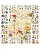 FunBlast Nature Theme Retro Decorative Stickers Book Set - 20 Sheets/300+ Stickers